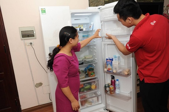 Công suất tiêu thụ điện tủ lạnh ra sao?